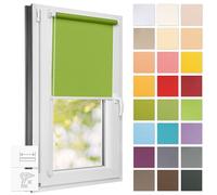 Estika Store Enrouleur sans percage - Green de Printemps 2-50 x 120 cm - Bloque 50-60% de la Lumière, Stores intérieurs pour Porte ou Fenetre
