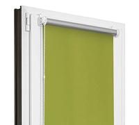 Estika Store occultant Thermique sans percage - Vert - 150 x 120 cm - Store Enrouleur sans percage, Stores intérieurs pour Porte ou Fenetre, Protection Thermique