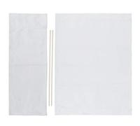 Estink 1 Ensemble de Housses de Chaise de Réalisateur, Housse de Siège de Remplacement pour Chaise de Réalisateur, Housse en Toile de Chaise de Cinéma, Accessoires de Meubles, 20,5 X (Blanc)