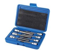 Estink Douilles Torx Extra Longues, Acier Chrome Vanadium, 110mm, 7 Pièces, T25 T30 T40 T45 T50 T55 T60, avec Boîtier Plastique