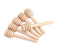 Estink Mini Cuillères à Miel en Bois, 50 pcs, 10 cm, Bâton Distributeur pour Confiture de Miel, Portable