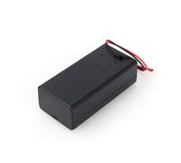 Estink Support de Batterie 9 V, Boîtier pour Pile 9V Volt PP3, Compartiment de Batterie 9 V avec boîtier et Interrupteur, 68,02 x 33,24 x 21,58 mm, Longueur du câble d'alimentation 150 mm