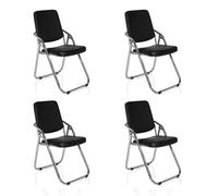 ESTO lot de 4 - Chaise pliante Noir