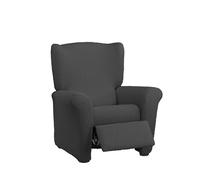 Estoralis | Borneo | Housse de Fauteuil Relax | Tissu Super élastique C/ 11 Gris Foncé | pour Fauteuil Relax de 70 à 90 cm. | Protecteur de qualité | Adaptable à Tous Types de fauteuils Relax