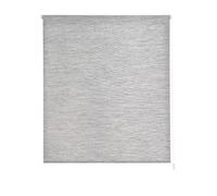 Estoralis | Bran | Store Enrouleur Moderne | Tissu Tamisant Jacquard | Couleur Gris Clair | 100 x 255 cm (Largeur/Hauteur) Taille du Tissu 97 x 250 cm | Stores pour fenêtres et Portes