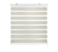 Estoralis | Sansa | Store Enrouleur Jour Nuit - Double Tissu Cassette décorative | Beige | 125 x 255 cm. (Largeur/Hauteur) Taille du Tissu 122 x 250 cm. | Stores pour fenêtres et Portes