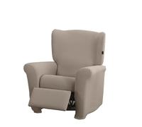 Estoralis | Sumatra | Housse de Fauteuil Relax | Tissu Super élastique C/ 07 Taupe | pour Fauteuil Relax de 70 à 90 cm. | Protecteur de qualité | Adaptable à Tous Types de fauteuils Relax