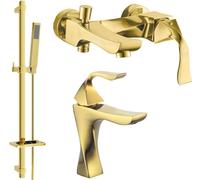 Mexen Estrella DQ02 ensemble de baignoire, doré - 72303DQ02-50 3364 5907709198876
