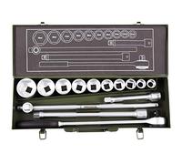 ESTUCHE CARRRA 3/4" (19mm) 14 PC