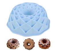 ESYFOR Moule Gateau Silicone, Moule a Gateau Réutilisable Antiadésif Moule à Pâtisserie Anneau Rond Grande Moules à Gâteaux pour Beignet, Muffin, Gâteau, Biscuit, 23cm