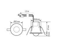 ESYLUX Compact Express Motion Switch (complet) - EP10510717