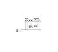 ESYLUX Détecteur de présence à encastrer au plafond PD-C360i/8 mini UC 12-36V, télécommandable