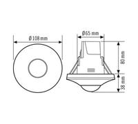 ESYLUX ESYLUX Détecteur de présence plafond DALI-2 PD-C360bt Quantité:1