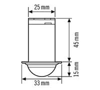 ESYLUX ESYLUX Détecteur de présence plafond DALI-2 PDC360/8miniBMSDALI2 Quantité:1