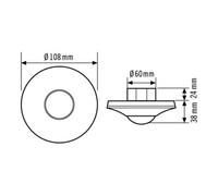 ESYLUX ESYLUX Détecteur de présence plafond PD-C 360/8 Slave BK Quantité:1
