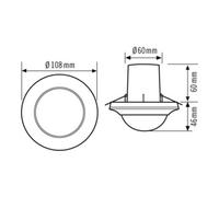 ESYLUX ESYLUX Détecteur de présence plafond PD-C360/24BMSFMDALI2 Quantité:1