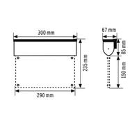 ESYLUX ESYLUX Lampe de signalisation de secours LED 3h 25m SLCEL LED#EN10031625 Quantité:1