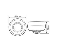 ESYLUX Interrupteur De Mouvement De Base (complet) - EB10430886