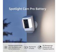 et Ring Spotlight Caméra Pro Batterie | Caméra de surveillance extérieure avec vidéo HDR, WLAN, détection de mouvement| Alimentée par batterie