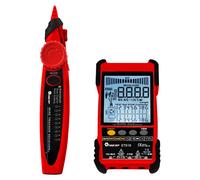 ET618 Testeur de câble réseau portable avec écran LCD, test POE, mesure de longueur de câble & recherche de ligne, sensibilité réglable, multifonctionnel