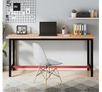 vidaXL Établi 180x55x81,5 cm bois massif hêtre et métal