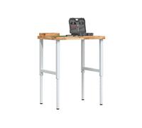 vidaXL Établi 80x60x(73-99,5) cm Bois massif acacia rectangulaire