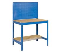 Simon Rack - Kit Etabli 1440x1500x600mm - BT-2 1500 BLEU/BOIS Bleu G