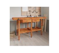 vidaXL Établi avec tiroirs et étaux 162x62x83 cm Bois massif d'acacia 153323