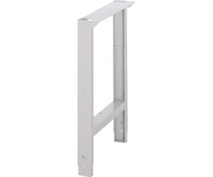 Établi BK 650 réglable H750-1100 x L70/120 mm, gris clair, RAL 7035