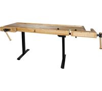 Établi bois hauteur réglable électriquement – WB210ELIFT_230V – 1885 x 615 mm – 70 kg – 2 presses