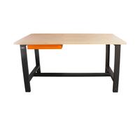 Établi d'Atelier 2M Fischer Darex Plateau bois - Bloc 1 tiroir