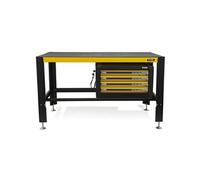 Etabli de travail 4 tiroirs Plateau 150 x 78cm Anti rayures 4 pieds réglables Charge 2000 kg VITO