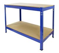 Etabli de travail Monster Racking - Bleu - 100 cm - Hauteur ajustable - Capacité 200 kg/étagère