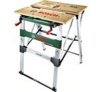 Établi de Travail Pliant Bosch PWB 600, Aluminium, Plateau Bambou, 680 mm, 11.6 kg
