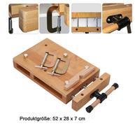 Établi de travail portable en bois - Établi de travail - Bricolage - Réglable - Avec serre-étaux - Fixation sur table - Pinces de serrage