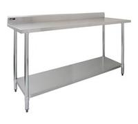 Etabli en Acier Inoxydable Préparation Cuisine - 180 cm de Largeur