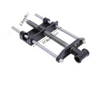 Etabli en bois Serre-joint, construction en acier durable, force de serrage réglable , noir, 7