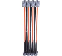 Établi pliable à 8 pieds avec griffes de fixation, capacité de charge 800 kg, établi télescopique portable et réglable pour le travail du bois et la construction