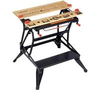 Établi Pliable BLACK+DECKER WM825-XJ, Serrage à Main, Charge Maximale 250 kg, Ouverture 205 mm, 740 x 562 mm