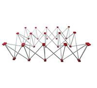 Établi Pliable Extensible 230x119x75 cm - Table de Travail Pro pour Carreleurs - pour Carreaux Grands Formats - Montage Facile - Structure Robuste -