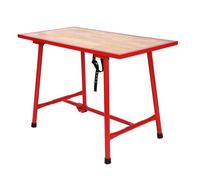 Établi pliable Table d’atelier Pliante Surface de montage 120x62,5 cm Table de travail Bois
