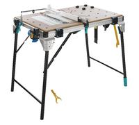 Établi Pliant Multifonction pour Machine - wolfcraft - Master Cut 2600 - Réglable en hauteur - 6918000