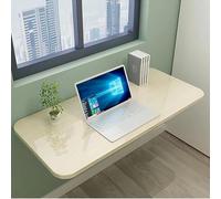 Établi Pliant Mural, Table escamotable Gain de Place, Bureau à Rabat avec Supports de Forte durabilité pour Petits espaces, Bureau à Domicile,Oak,110×40cm(43×16in)