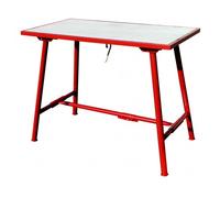 Établi pliant - professionnel - plombier - 1,10 m - métal bois OUTIFRANCE