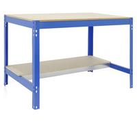 Etabli Simonwork Bt0 1200x750 Bleu/bois Bleu/bois 842x1210x760 - Simonrack