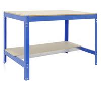 Etabli Simonwork Bt0 1500x750 Bleu/bois Bleu/bois 842x1510x760 - Simonrack