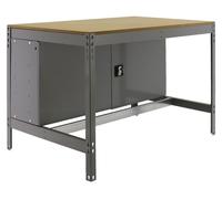 Etabli Simonwork Bt0 Cabinet 1200 Gris/bois Gris/bois 842x1210x760 - Simonrack