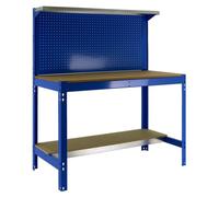 Etabli Simonwork Bt3 1200 Bleu/bois Bleu/bois 1445x1210x610 - Simonrack