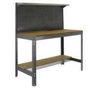 Etabli Simonwork Bt3 1200 Gris/bois Gris/bois 1445x1210x610 - Simonrack