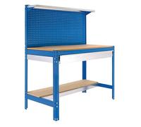 Etabli Simonwork Bt3 Box 1200 Bleu/bois Bleu/bois 1445x1210x610 - Simonrack